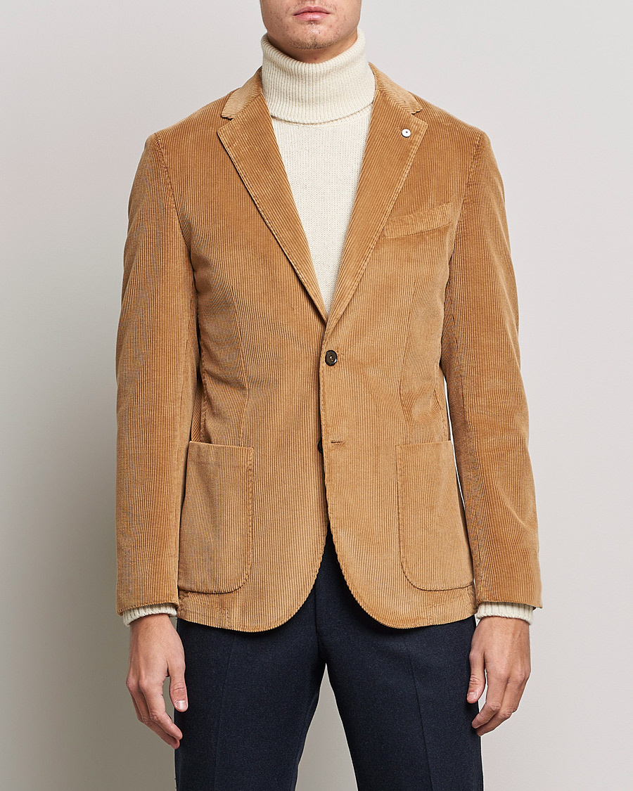Men | Blazers | L.B.M. 1911 | Jack Corduroy Blazer Light Brown