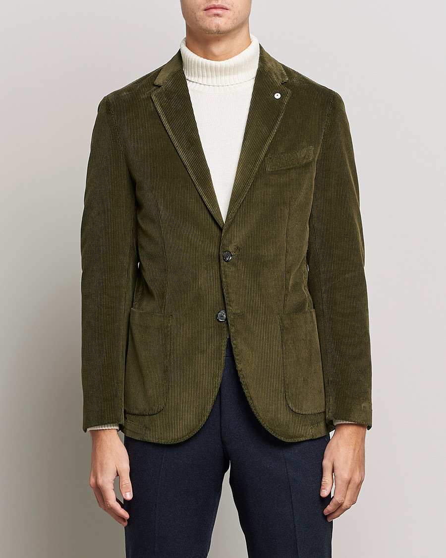 Men | Blazers | L.B.M. 1911 | Jack Corduroy Blazer Olive