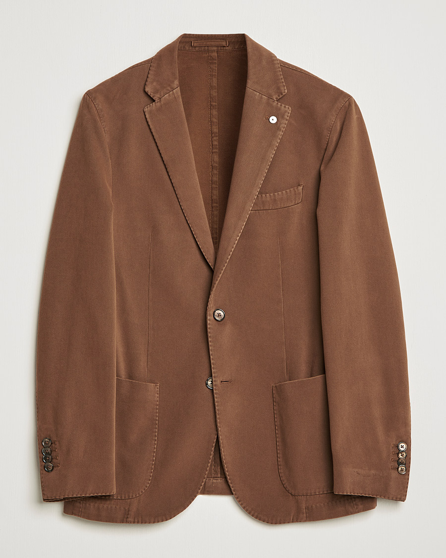 Men | Blazers | L.B.M. 1911 | Jack Cotton/Cashmere Blazer Brown