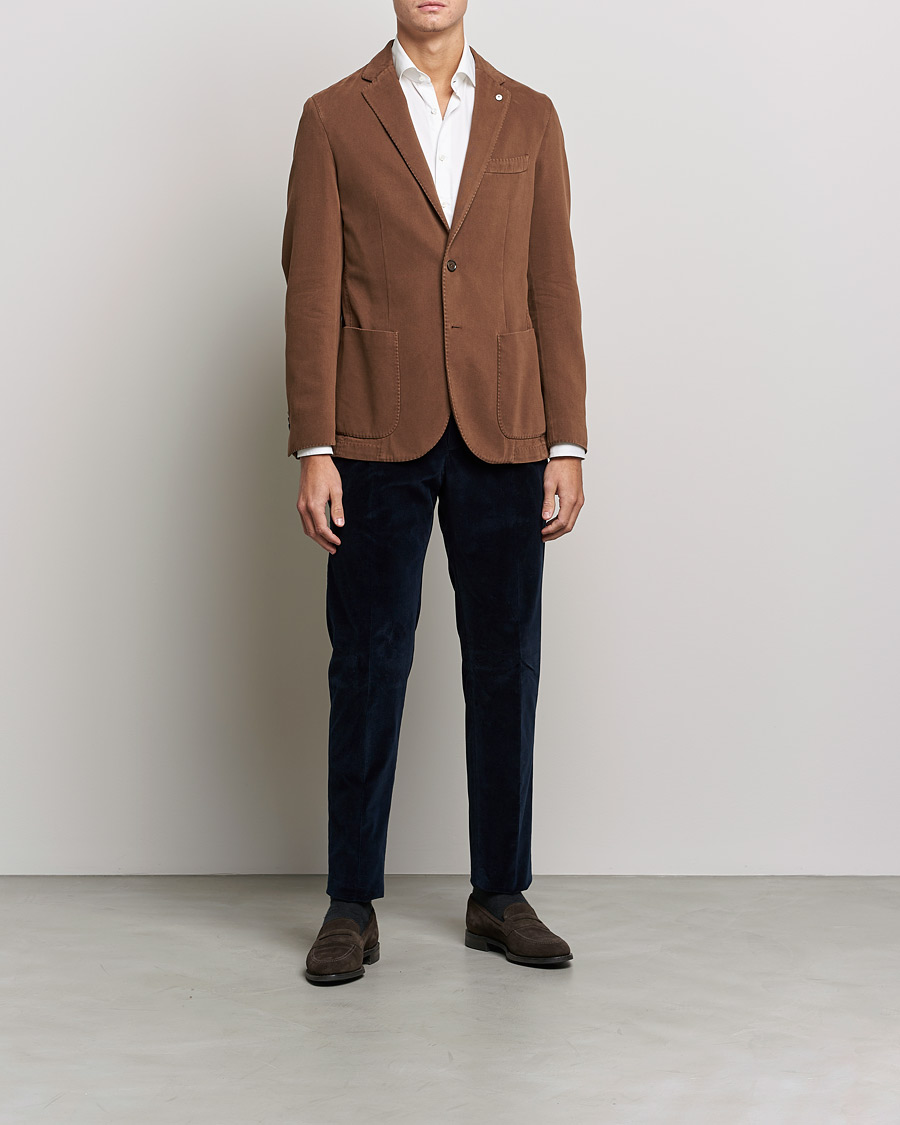 Men | Blazers | L.B.M. 1911 | Jack Cotton/Cashmere Blazer Brown