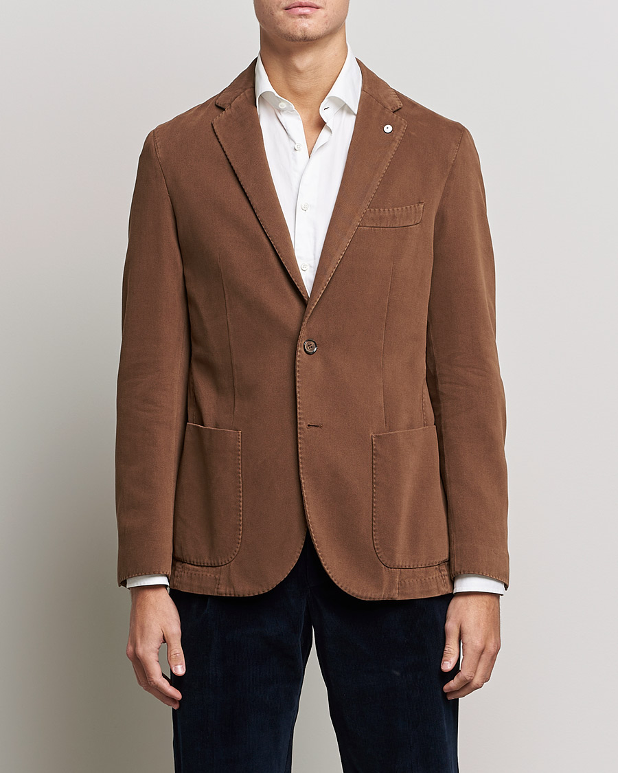 Men | Blazers | L.B.M. 1911 | Jack Cotton/Cashmere Blazer Brown