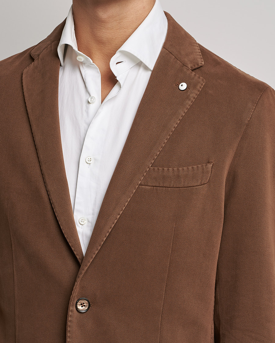 Men | Blazers | L.B.M. 1911 | Jack Cotton/Cashmere Blazer Brown