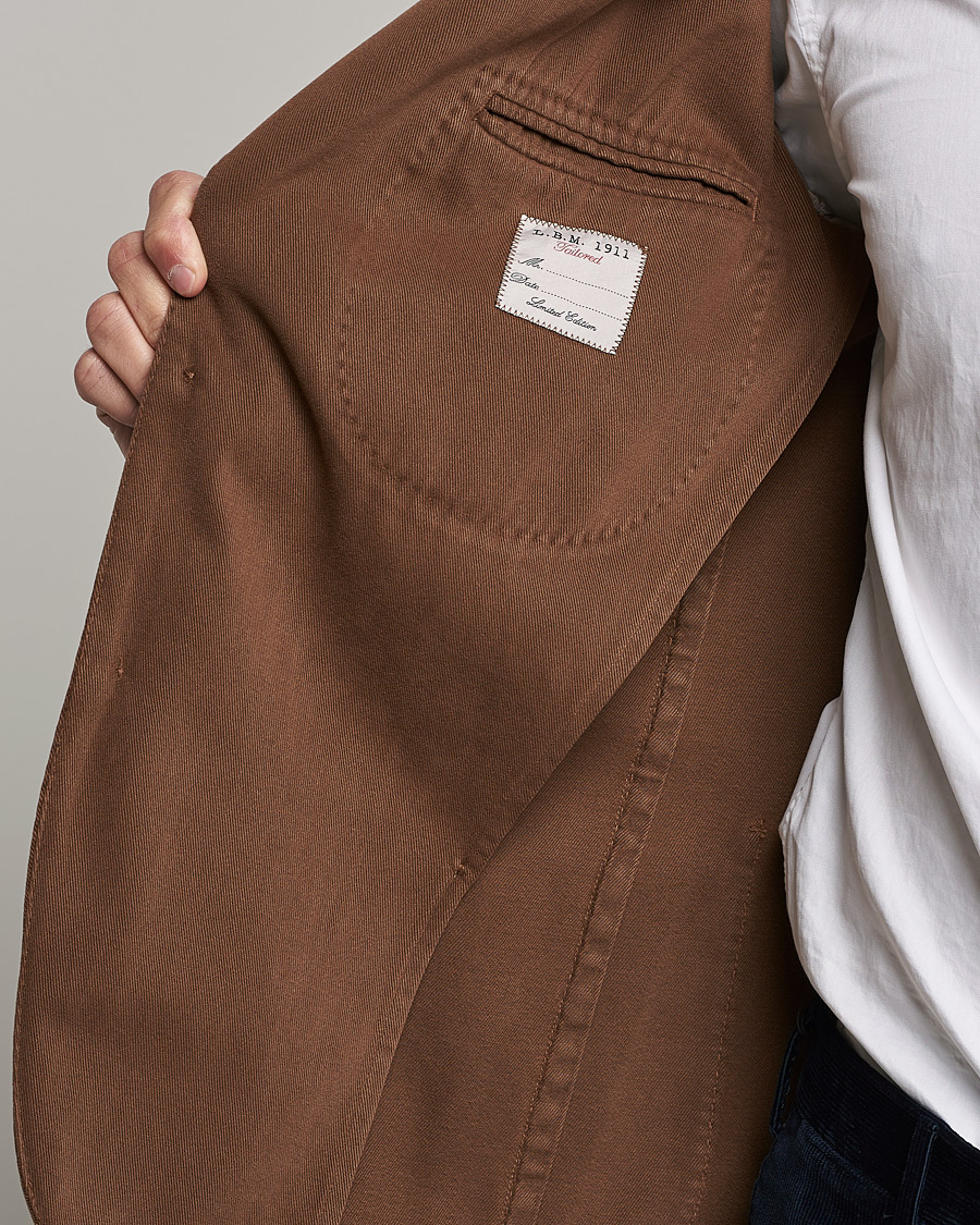 Men | Blazers | L.B.M. 1911 | Jack Cotton/Cashmere Blazer Brown
