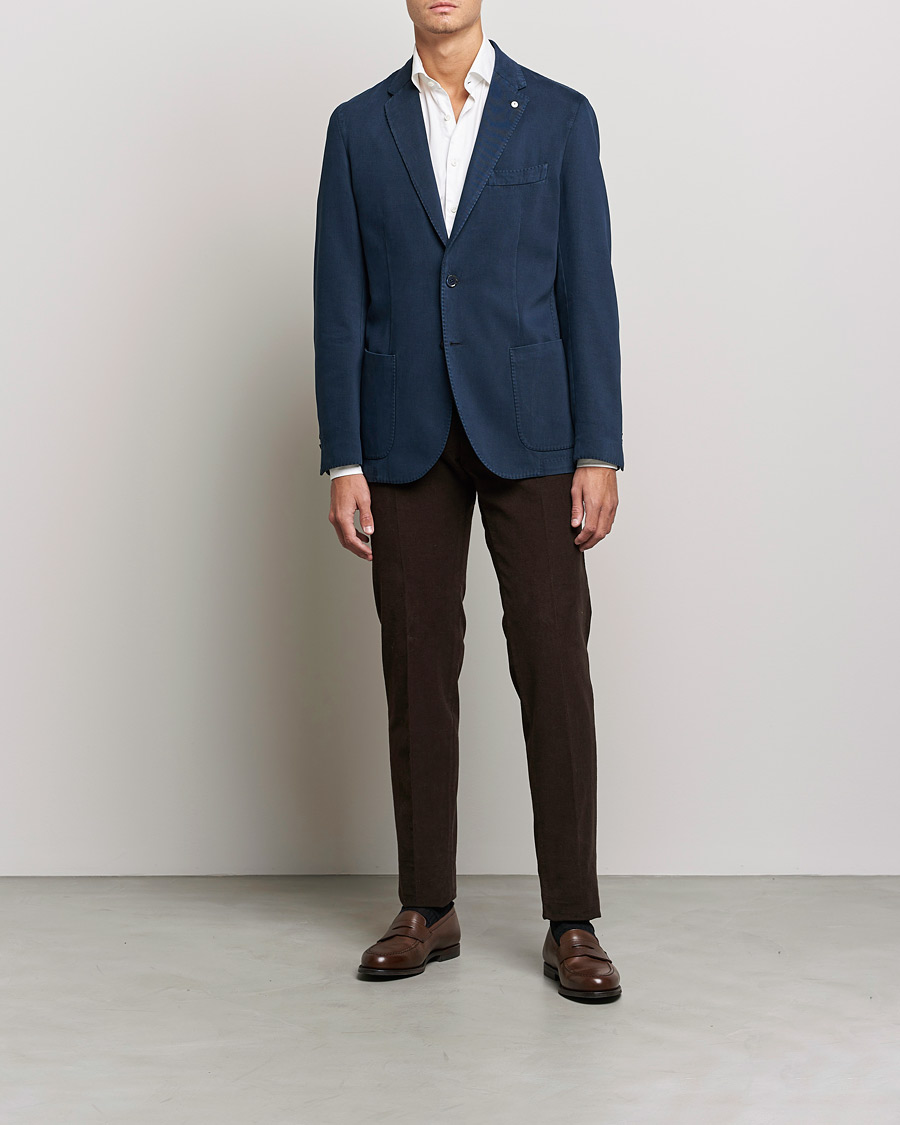 Men | Blazers | L.B.M. 1911 | Jack Cotton/Cashmere Blazer Navy