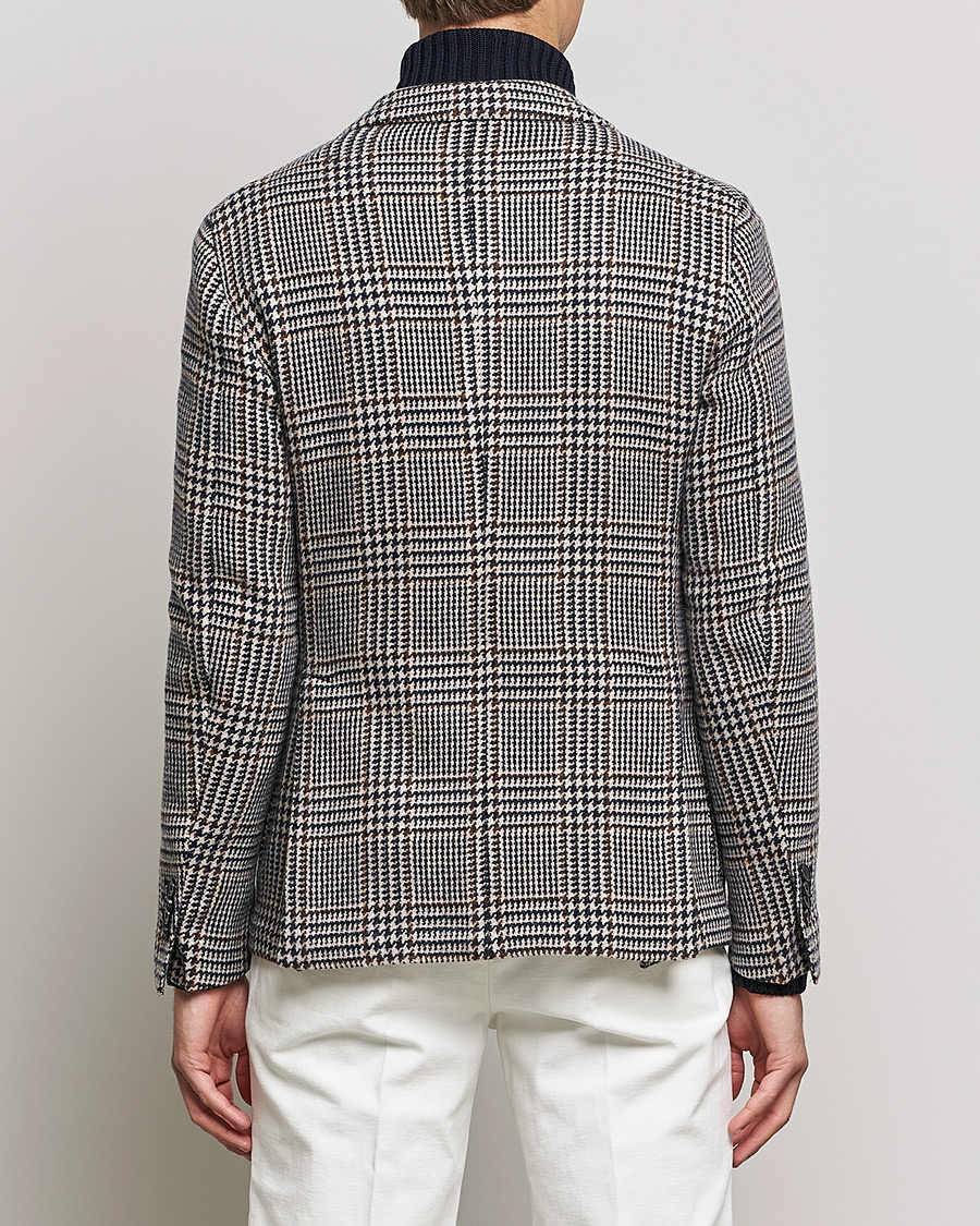 Men | Blazers | L.B.M. 1911 | Jack Overcheck Wool Blazer Navy