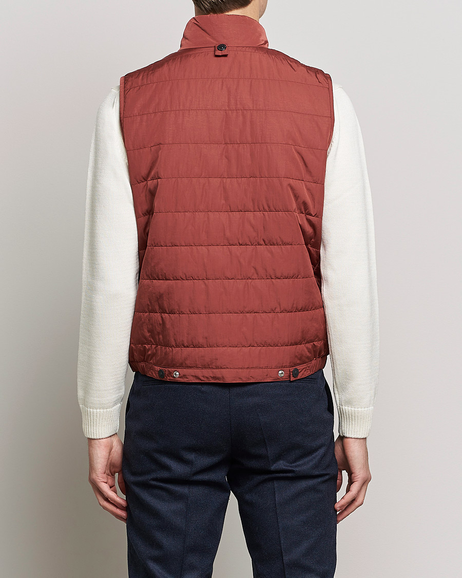Men | Coats & Jackets | Oscar Jacobson | Liner EVO Waistcoat Soft Red