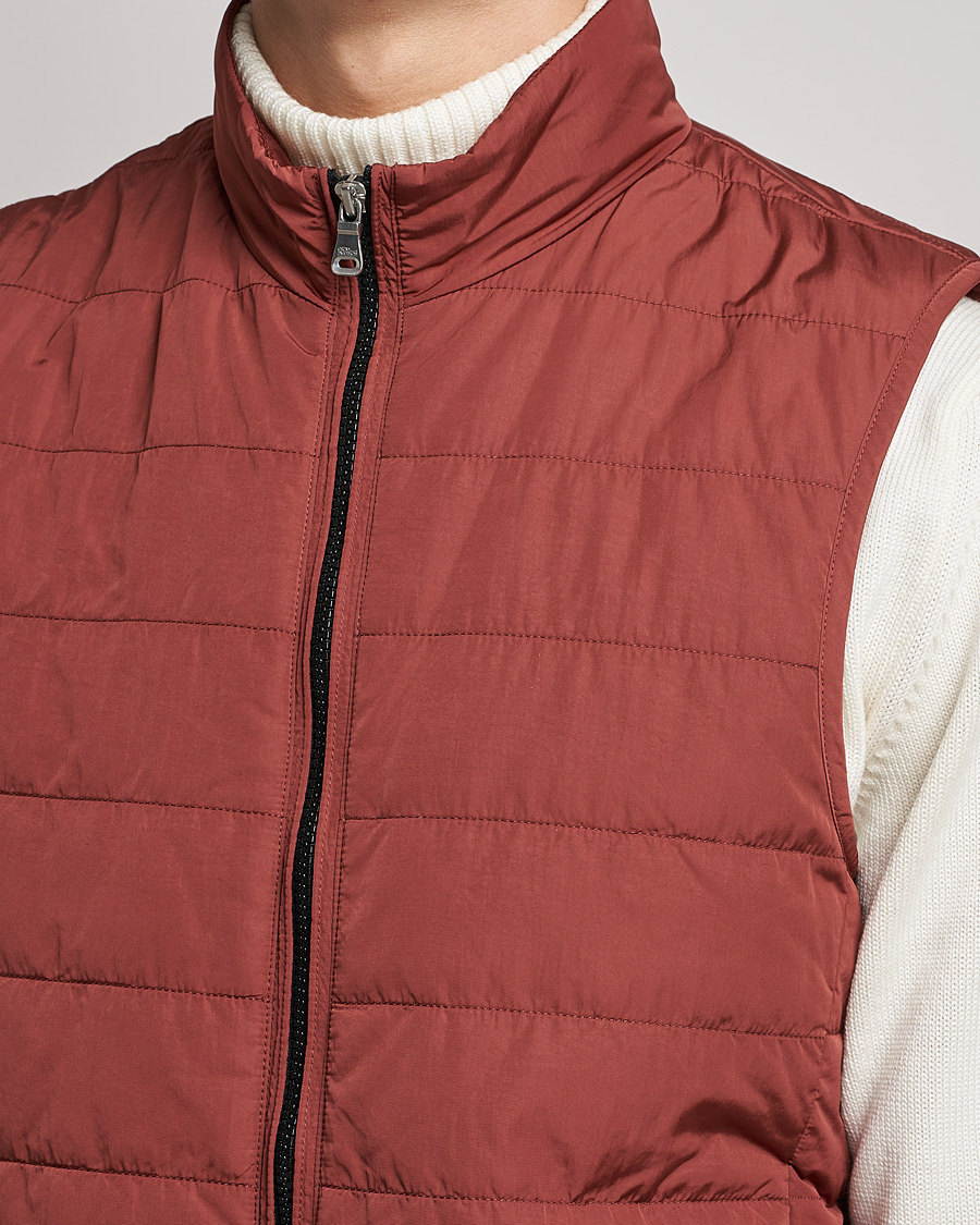 Men | Coats & Jackets | Oscar Jacobson | Liner EVO Waistcoat Soft Red