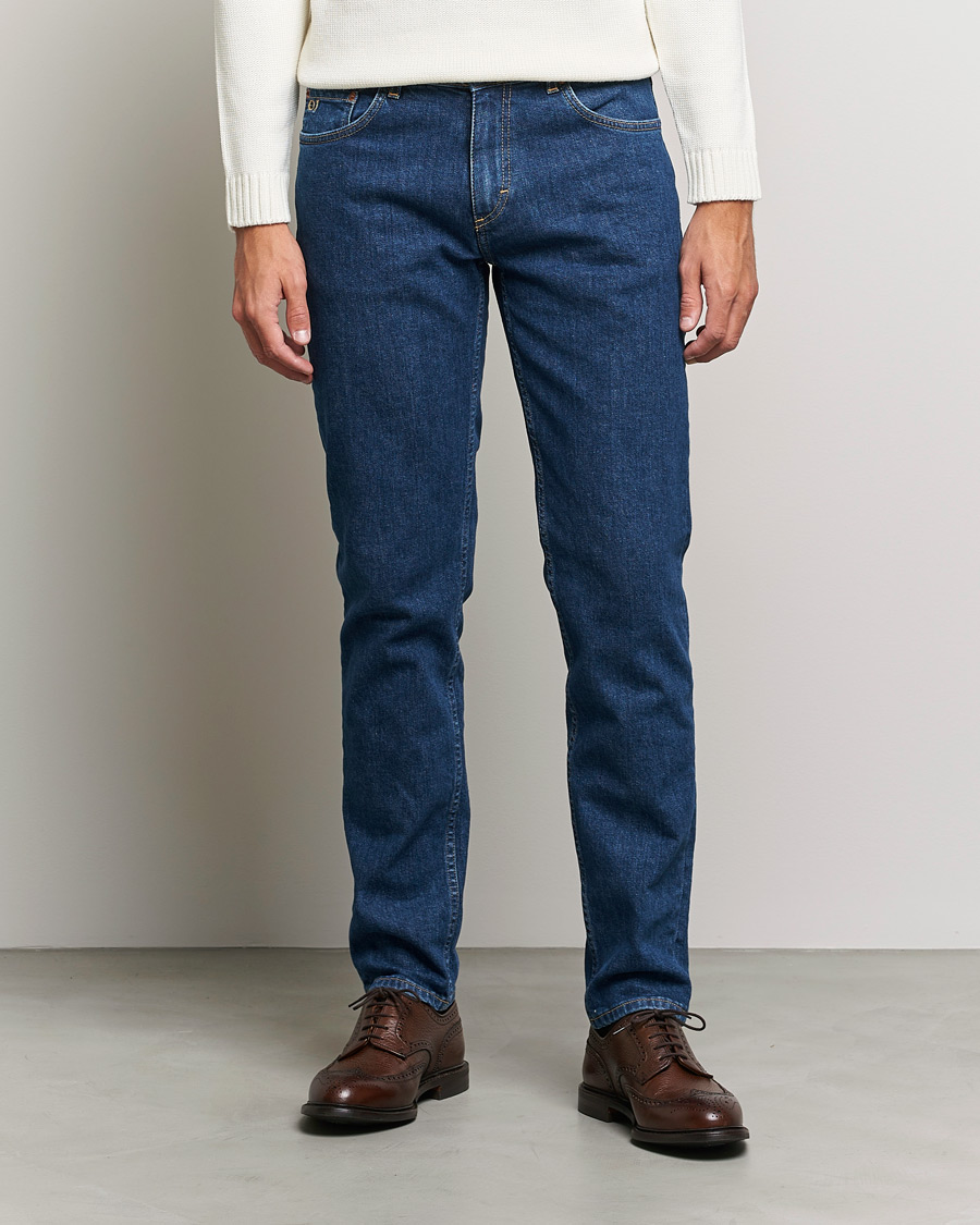 Men | Jeans | Oscar Jacobson | Albert Cotton Stretch Jeans Office Wash