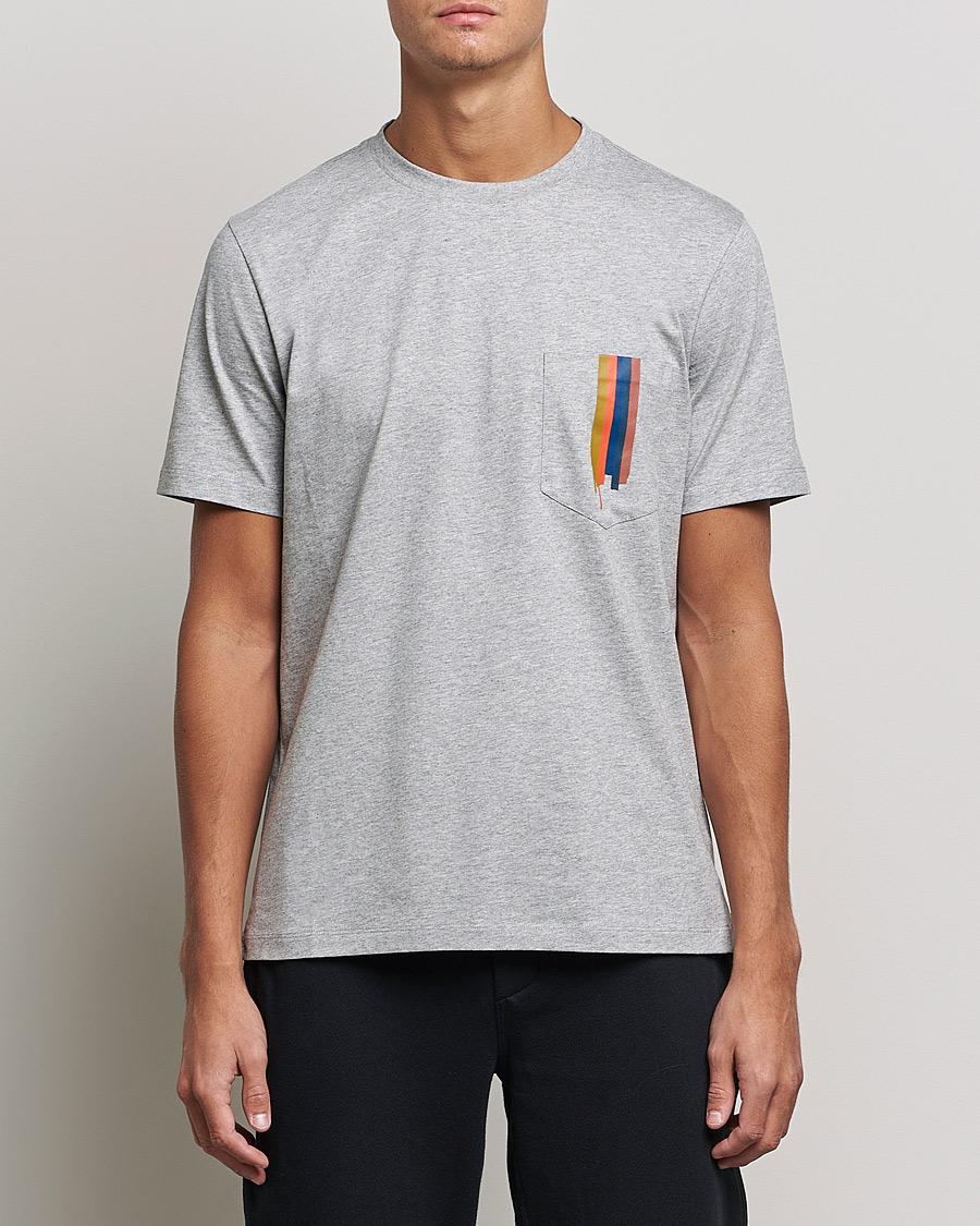 Men |  | Paul Smith | Artist Stripe T-shirt Grey