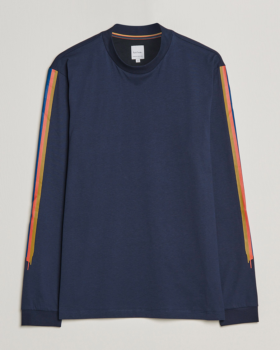 Men | T-Shirts | Paul Smith | Artist Long Sleeve T-shirt Navy