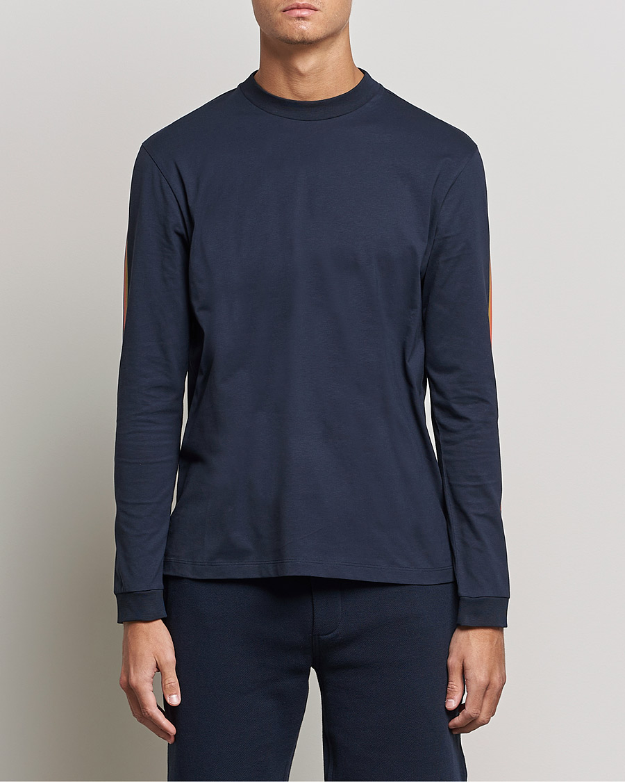 Men | T-Shirts | Paul Smith | Artist Long Sleeve T-shirt Navy