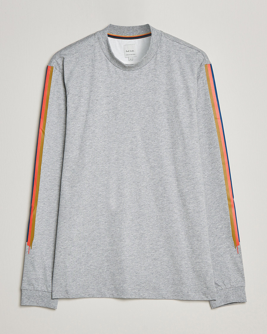 Men | T-Shirts | Paul Smith | Artist Long Sleeve T-shirt Grey