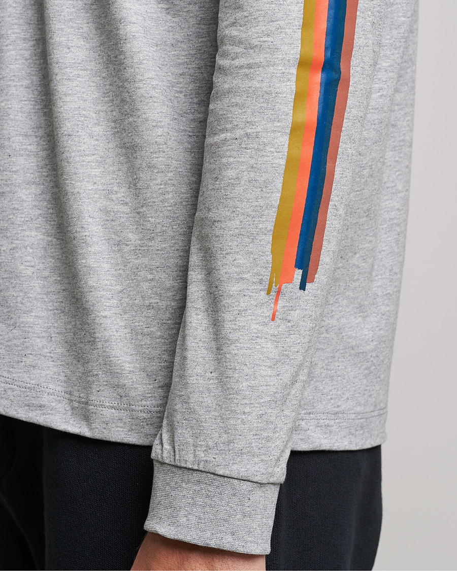 Men | T-Shirts | Paul Smith | Artist Long Sleeve T-shirt Grey