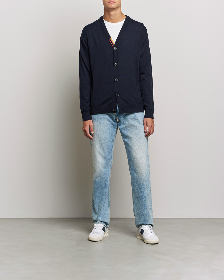 Men | Sweaters & Knitwear | Paul Smith | Knitted Cardigan Navy