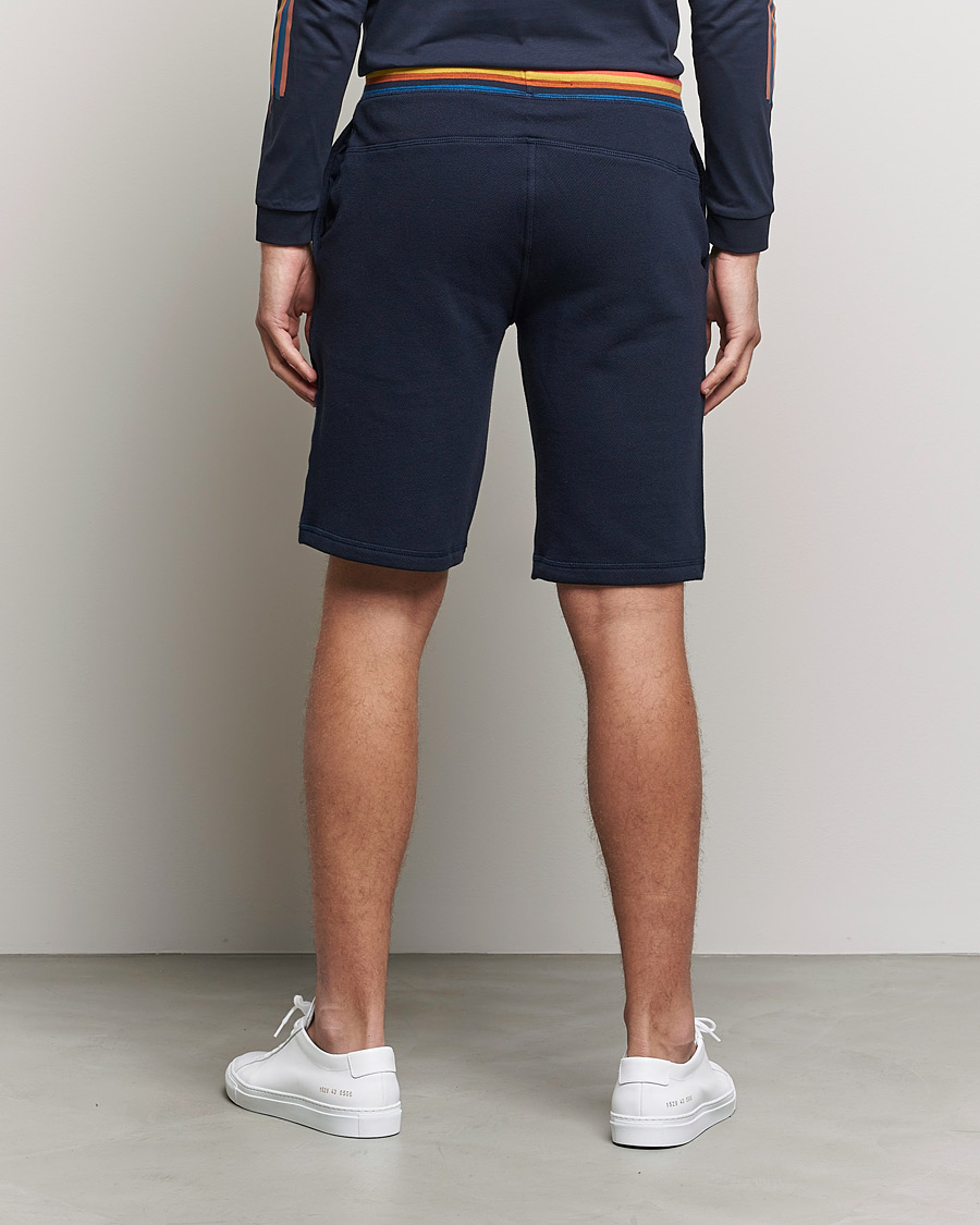 Men | Shorts | Paul Smith | Birght Stripe Sweat Shorts Navy