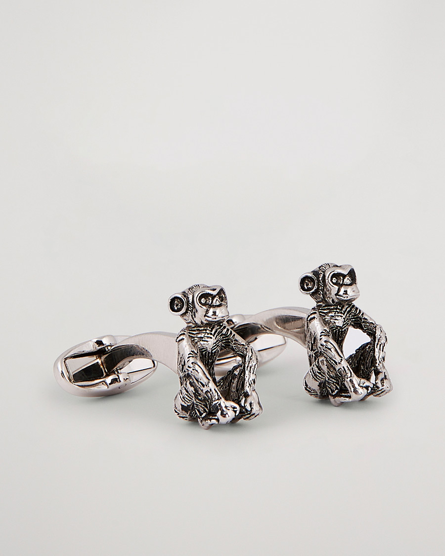 Men | Paul Smith Monkey Cufflink Silver | Paul Smith | Monkey Cufflink Silver