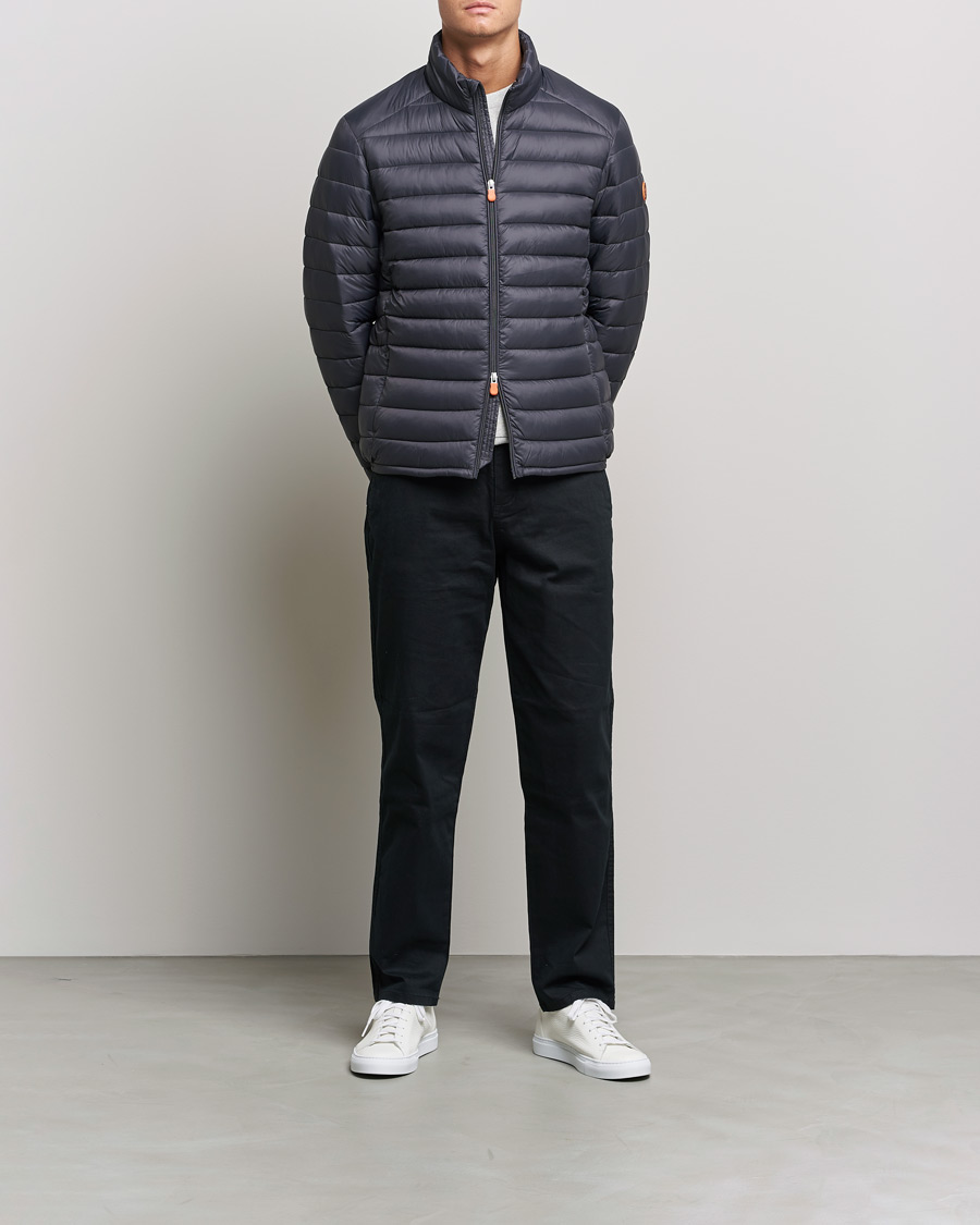 Men | Coats & Jackets | Save The Duck | Alexander Lightweight Padded Jacket Anthracite