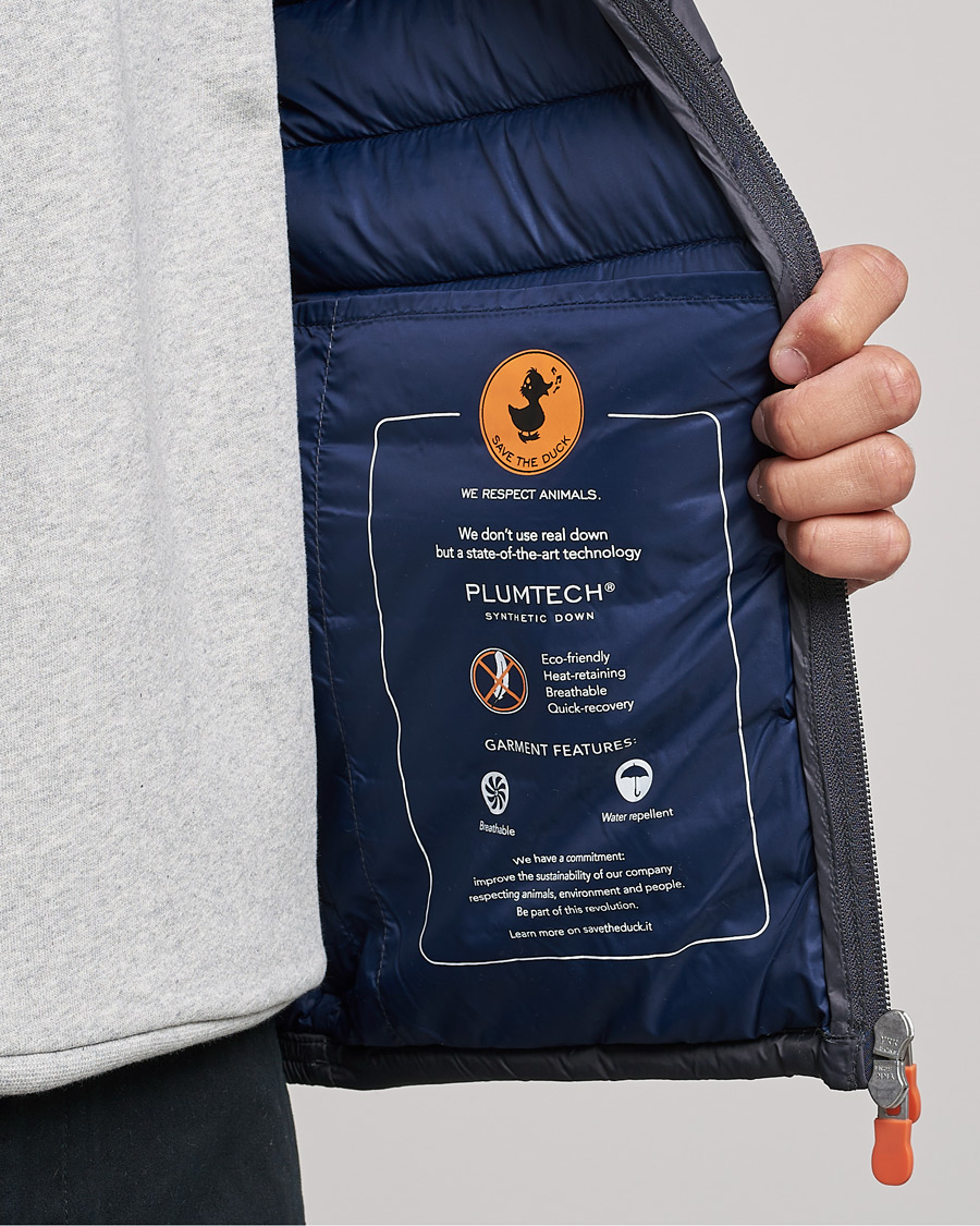 Men | Coats & Jackets | Save The Duck | Alexander Lightweight Padded Jacket Anthracite