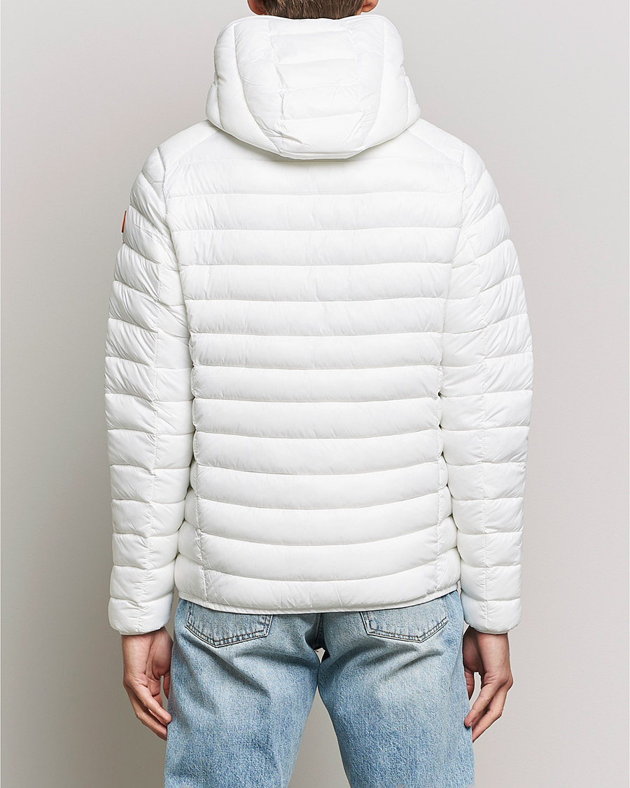 Men | Coats & Jackets | Save The Duck | Donald Lightweight Padded Hooded Jacket Off White