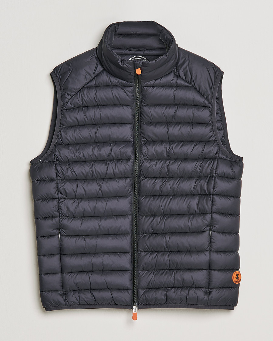 Men | Coats & Jackets | Save The Duck | Adam Lightweight Padded Vest Black