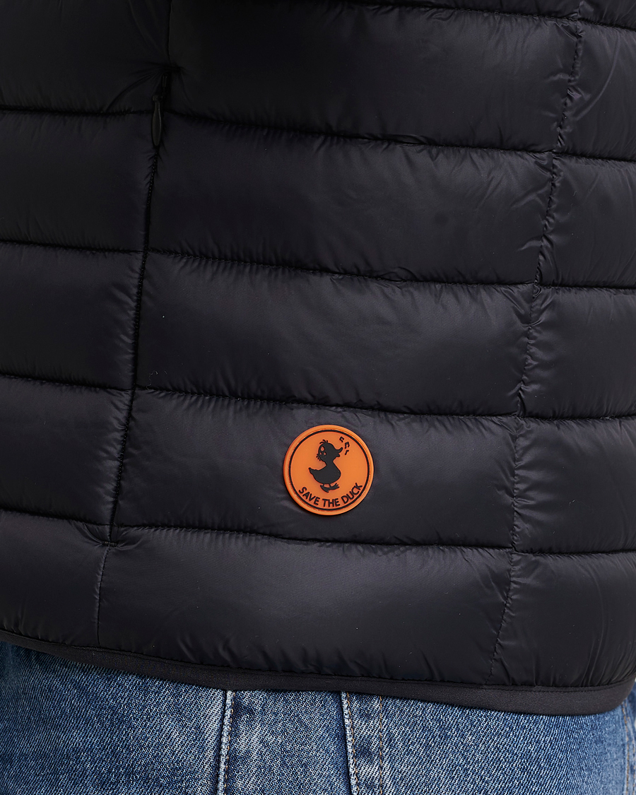 Men | Coats & Jackets | Save The Duck | Adam Lightweight Padded Vest Black