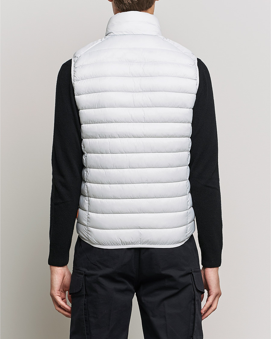 Men | Coats & Jackets | Save The Duck | Adam Lightweight Padded Vest Frozen Grey