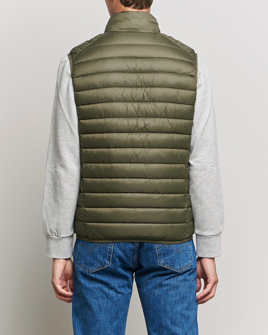 Men | Coats & Jackets | Save The Duck | Adam Lightweight Padded Vest Laurel Green