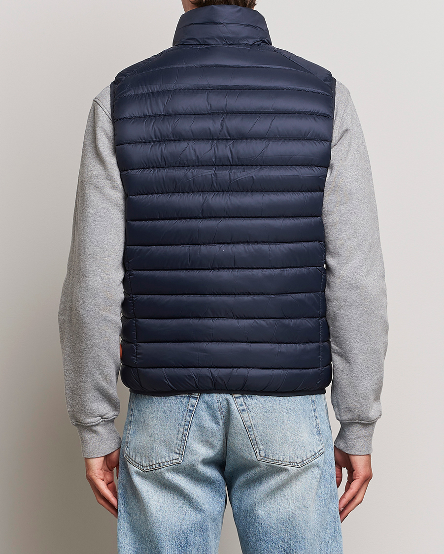 Men | Gilets | Save The Duck | Adam Lightweight Padded Vest Blue Black