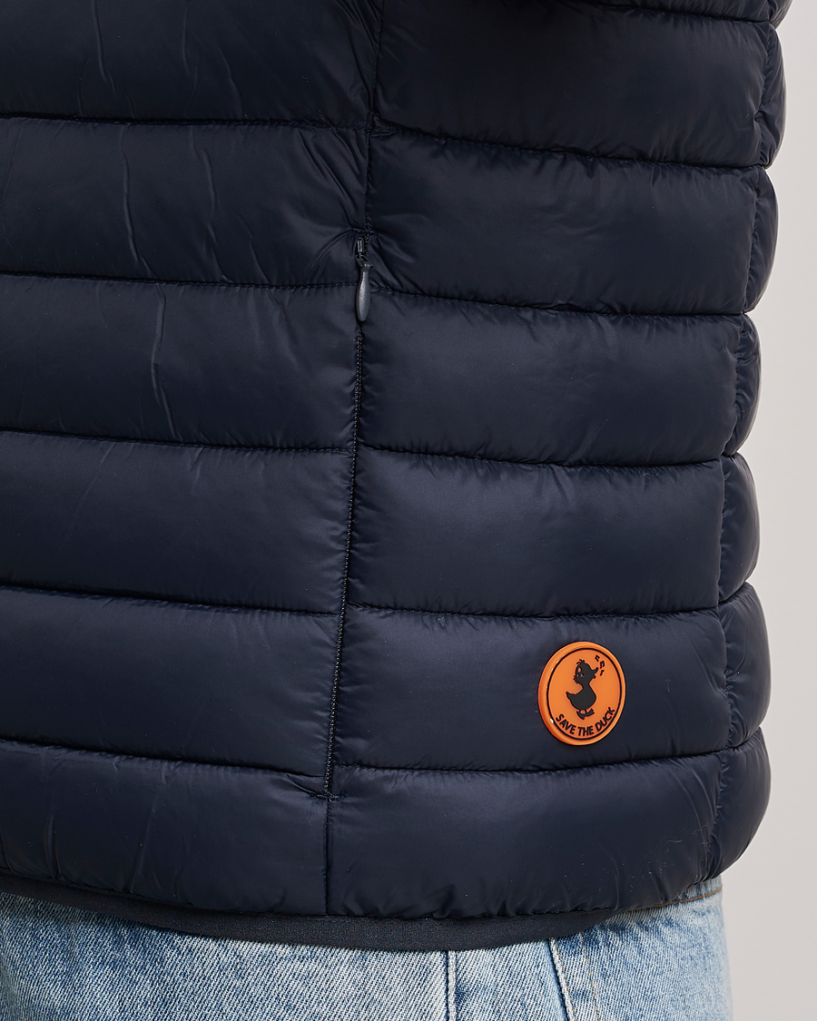 Men | Gilets | Save The Duck | Adam Lightweight Padded Vest Blue Black