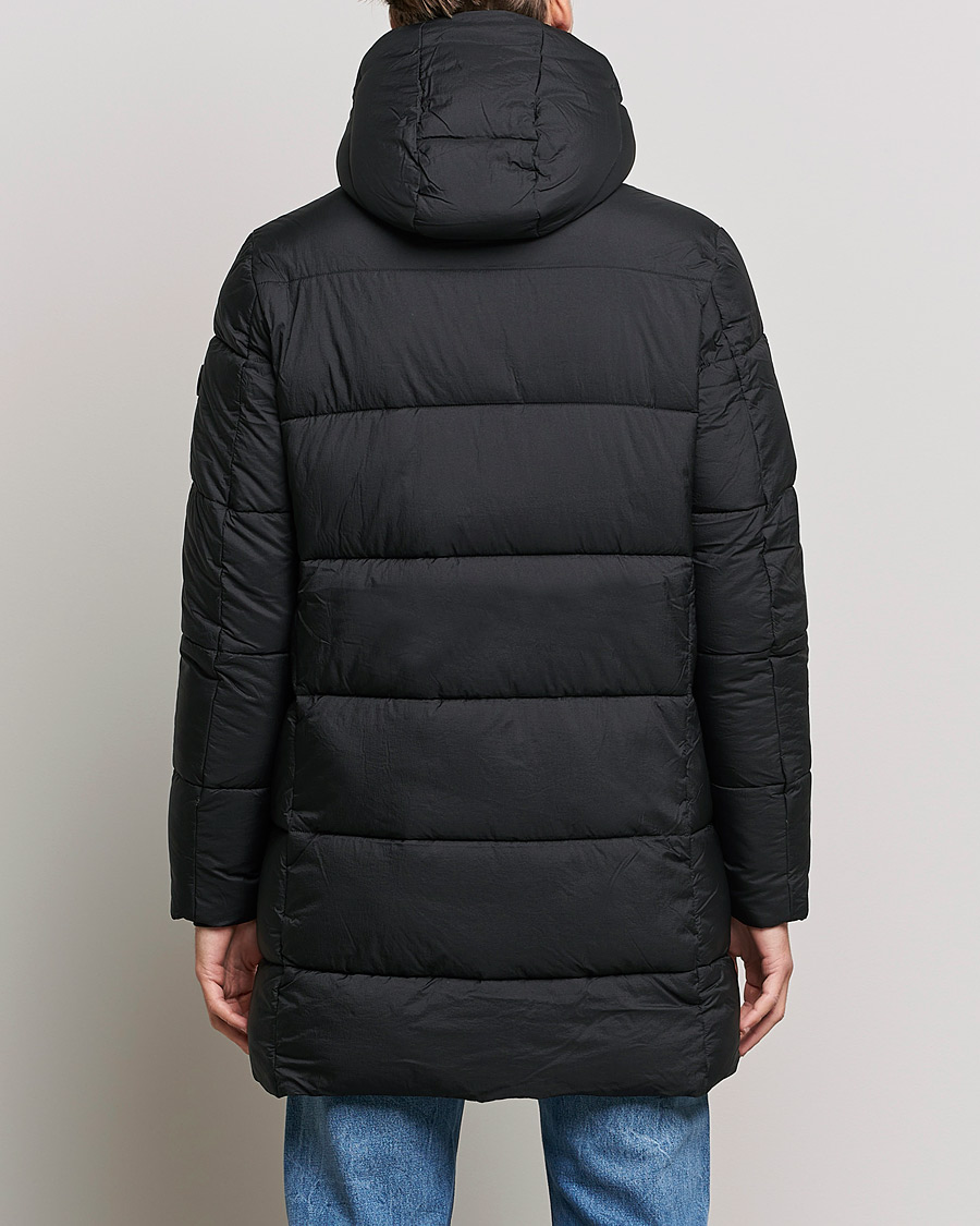 Men | Coats & Jackets | Save The Duck | Jeremy Crinkle Nylon Parka Black
