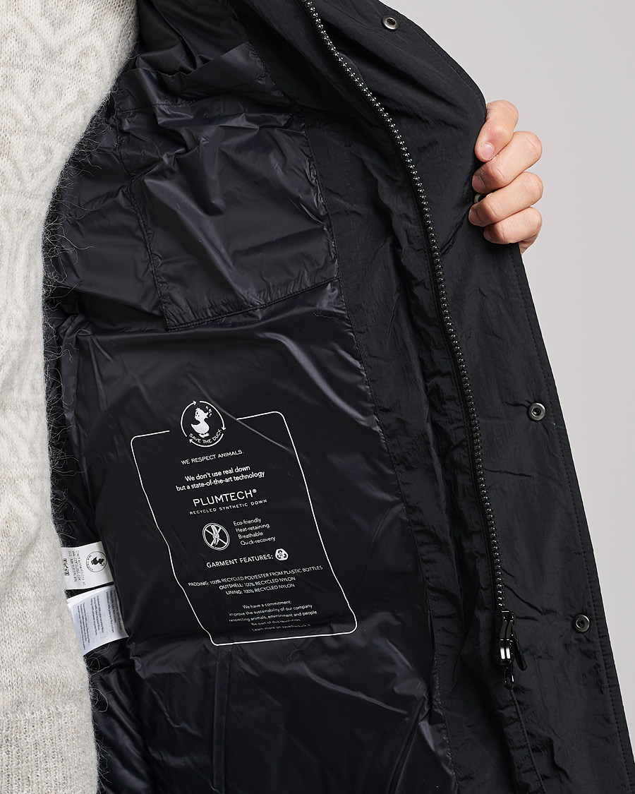 Men | Coats & Jackets | Save The Duck | Elvis Crinkle Nylon Parka Black