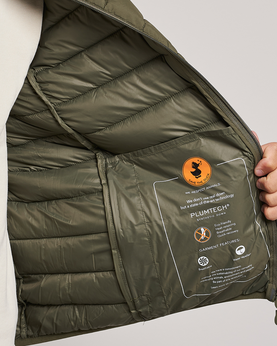 Men | Coats & Jackets | Save The Duck | Lewis Matt Lightweight Jacket Laurel Green