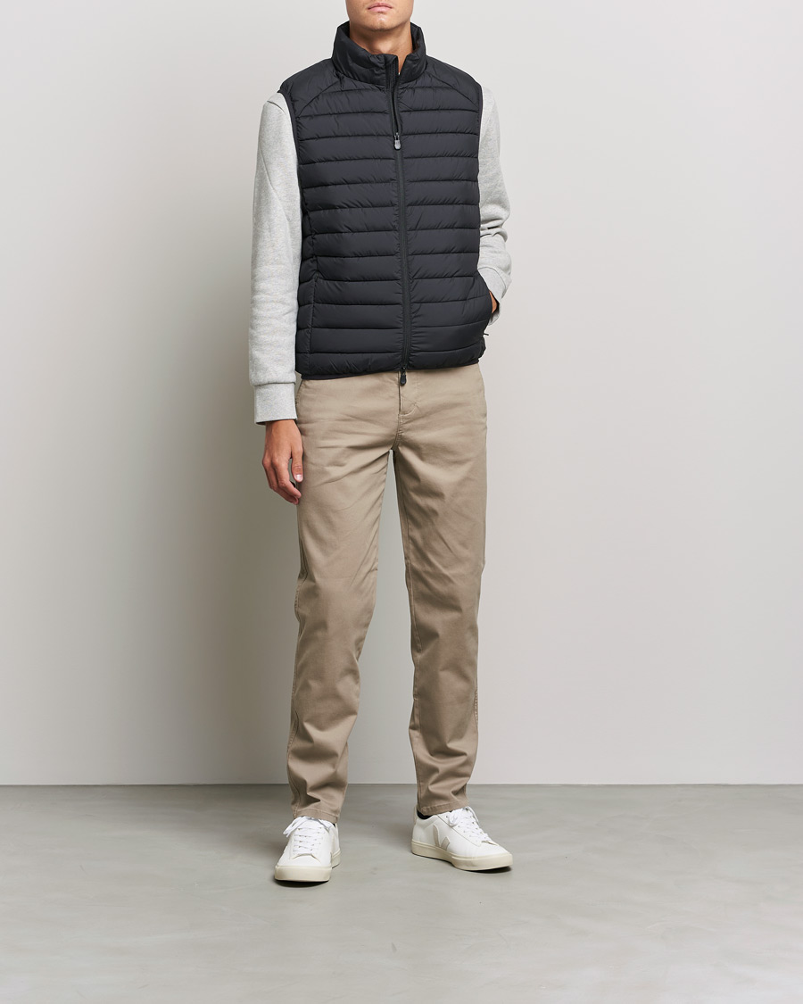Men | Gilets | Save The Duck | Liam Matt Lightweight Vest Black
