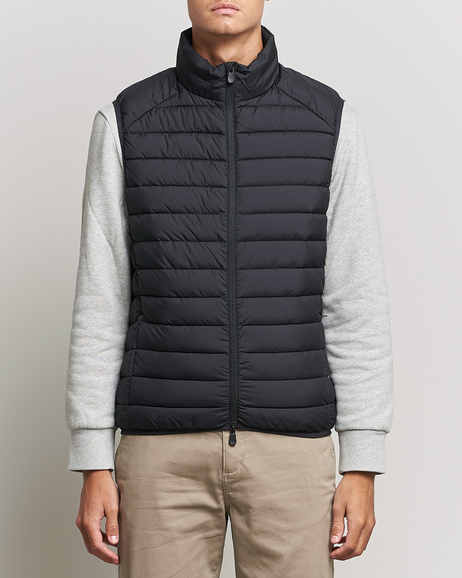 Men | Gilets | Save The Duck | Liam Matt Lightweight Vest Black