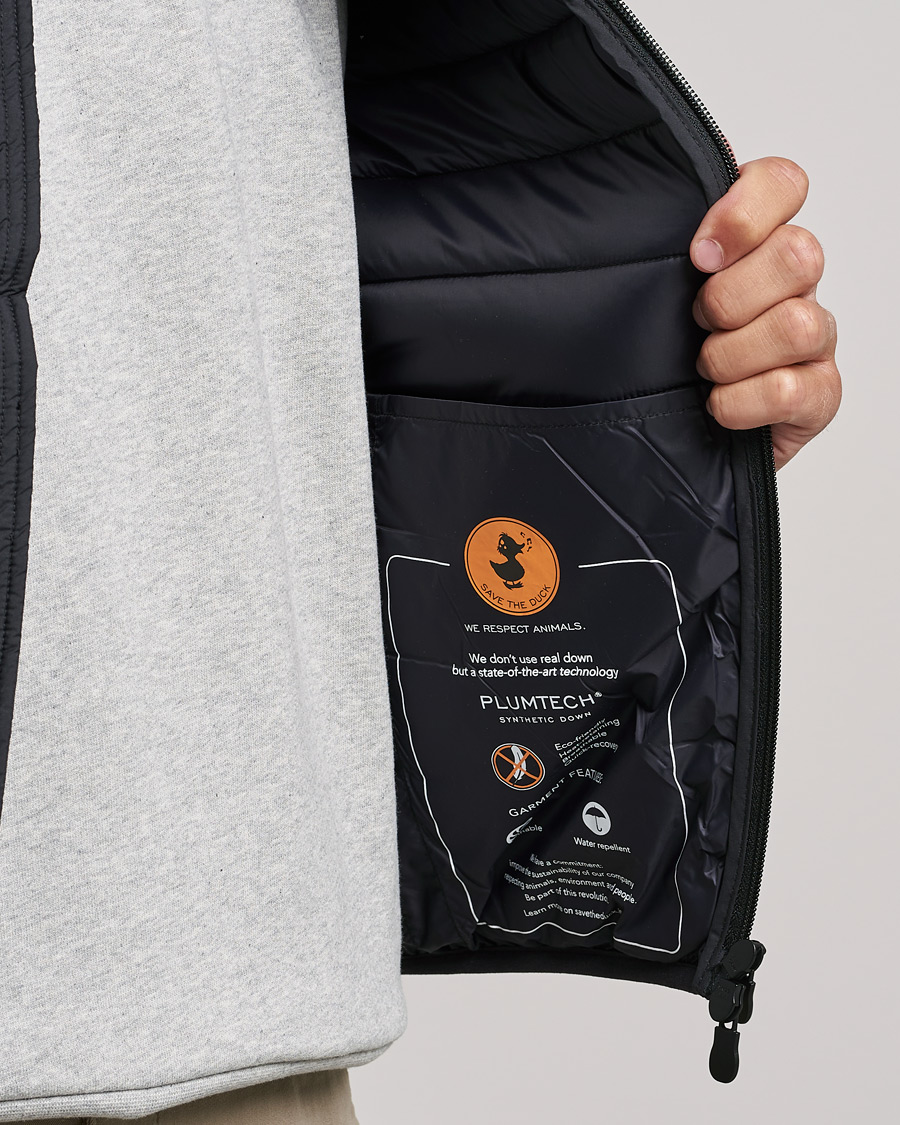 Men | Gilets | Save The Duck | Liam Matt Lightweight Vest Black