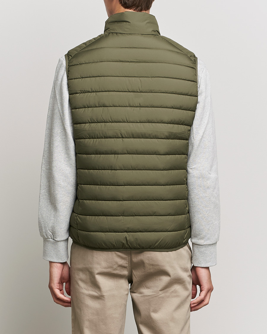 Men | Gilets | Save The Duck | Liam Matt Lightweight Vest Laurel Green