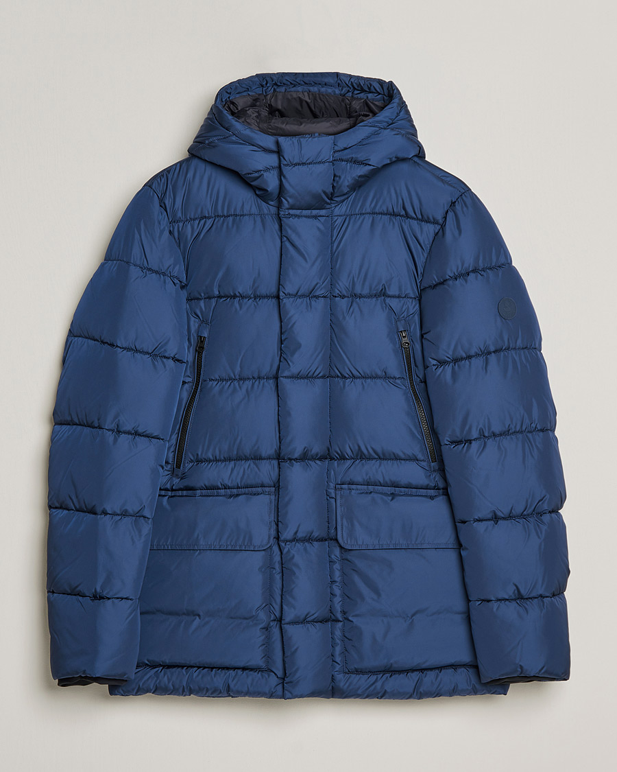 Men | Coats & Jackets | Save The Duck | Cliff Padded Down Jacket Navy Blue