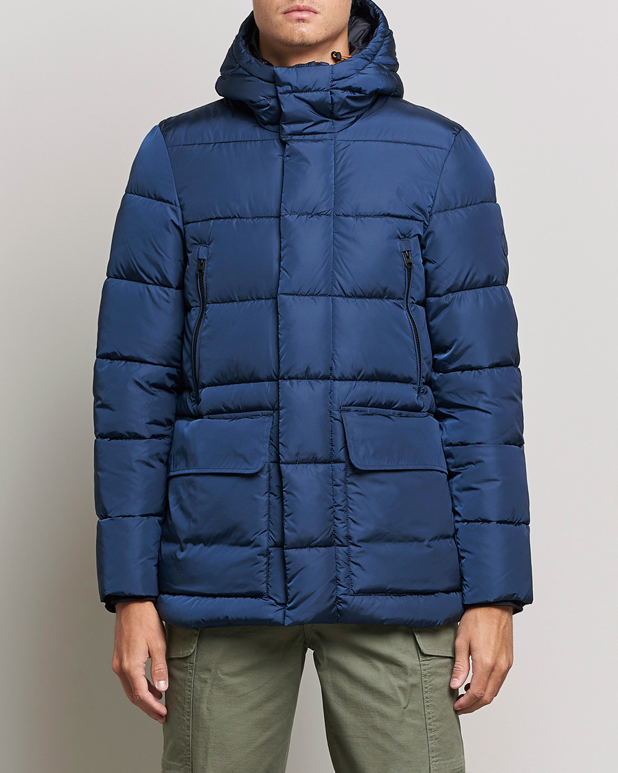 Men |  | Save The Duck | Cliff Padded Down Jacket Navy Blue