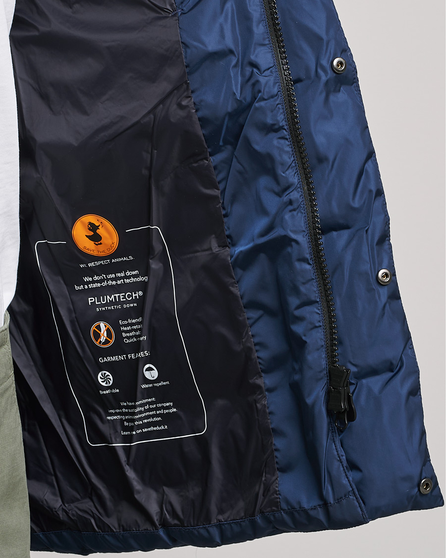 Men | Coats & Jackets | Save The Duck | Cliff Padded Down Jacket Navy Blue