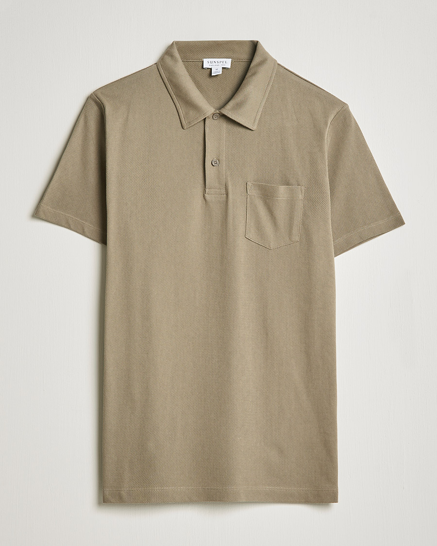 Men |  | Sunspel | Riviera Polo Shirt Caper