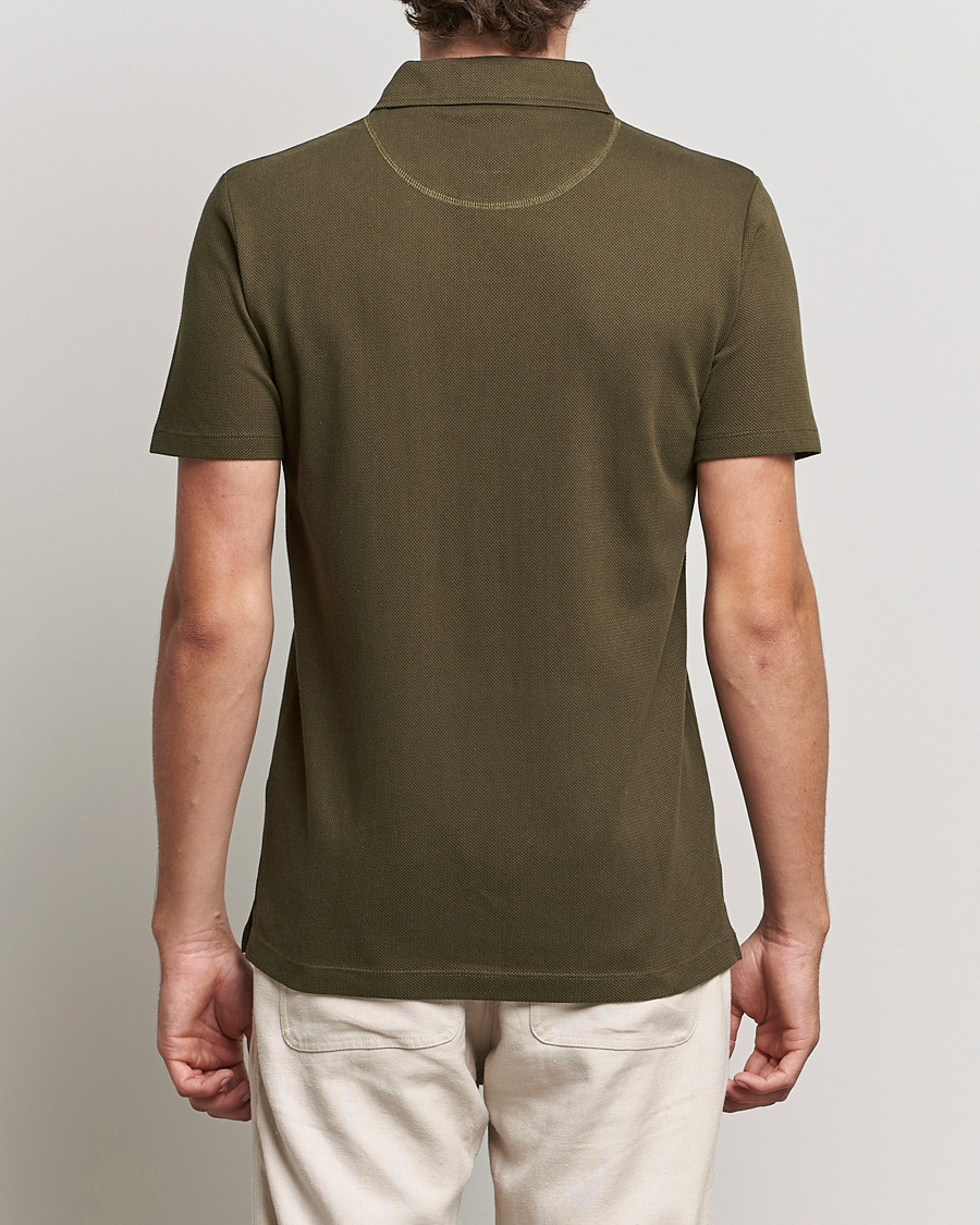 Men | Polo Shirts | Sunspel | Riviera Polo Shirt Dark Moss