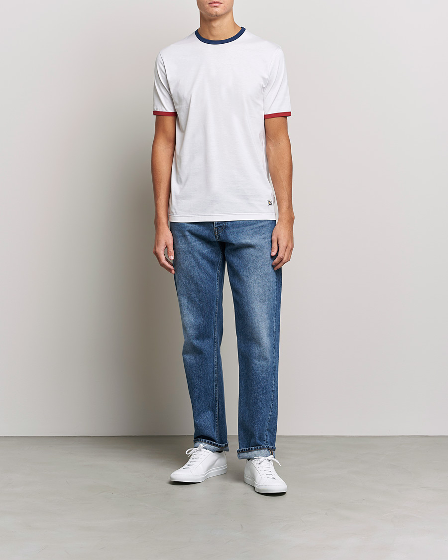Men |  | Sunspel | Paul Weller Supima Cotton T-Shirt White