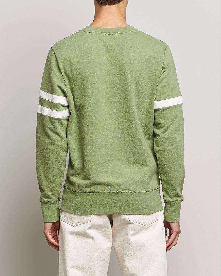 Men | Sweaters & Knitwear | Sunspel | Paul Weller Loopback Sweatshirt Dark Sage