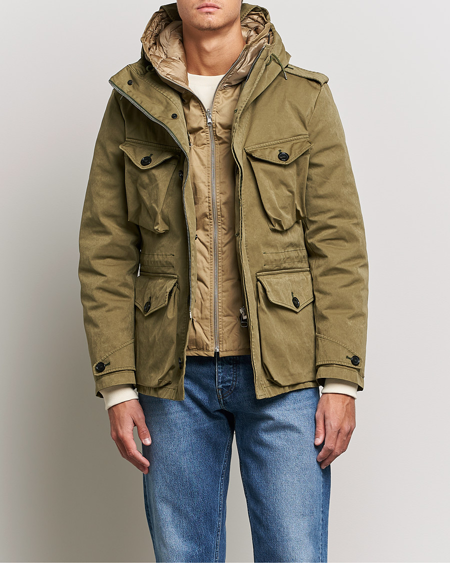 Men | Coats & Jackets | Ten c | Hooded Down Liner Beige