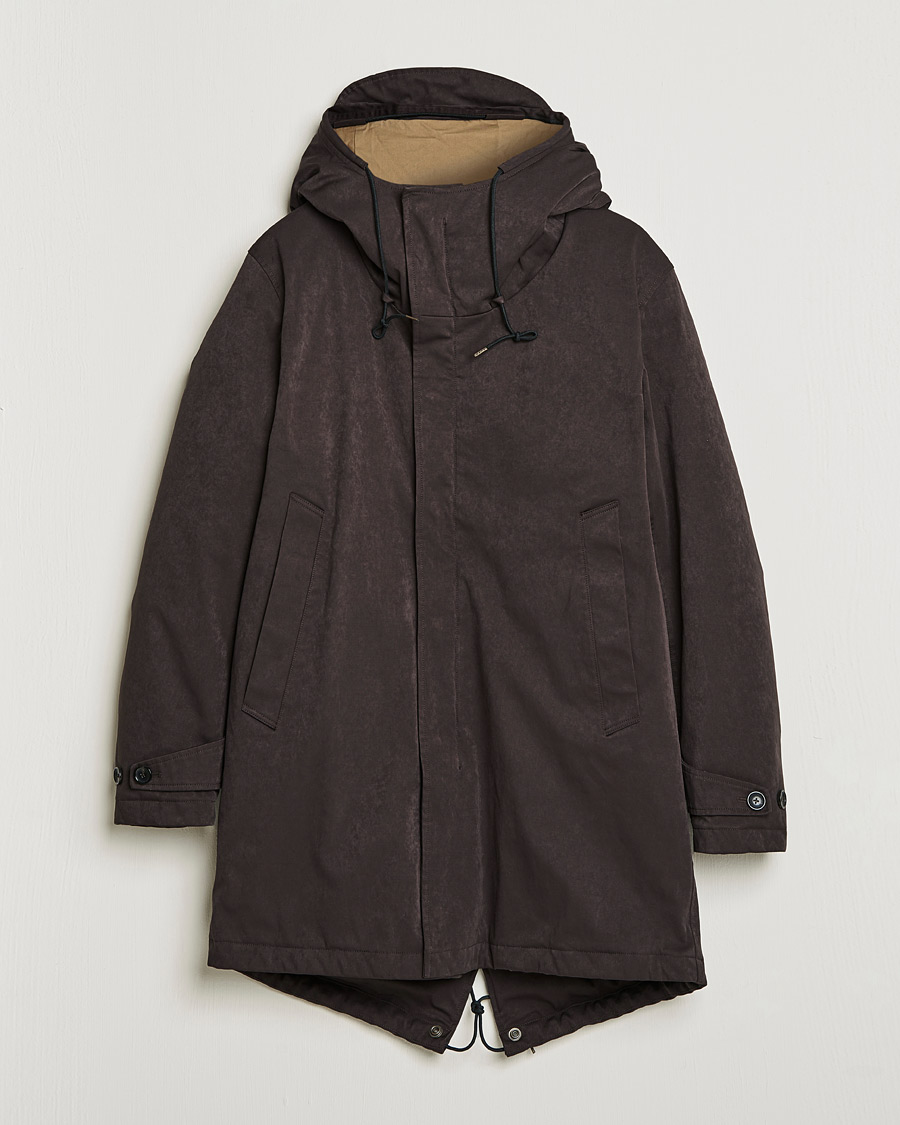 Men | Coats & Jackets | Ten c | OJJ Core Down Parka Dark Brown
