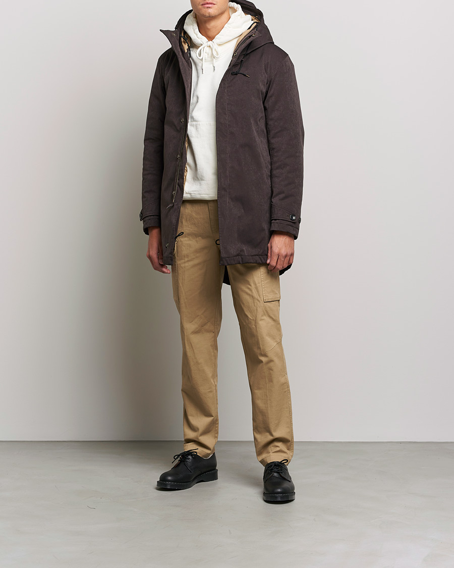 Men | Coats & Jackets | Ten c | OJJ Core Down Parka Dark Brown