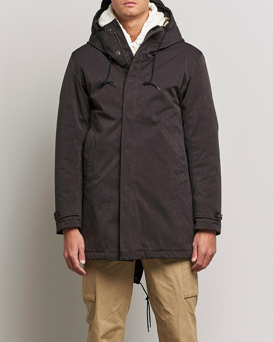 Men | Coats & Jackets | Ten c | OJJ Core Down Parka Dark Brown