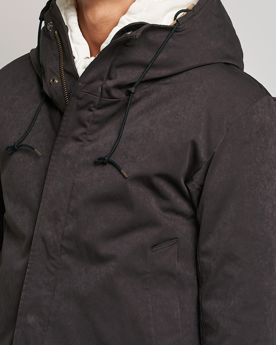 Men | Coats & Jackets | Ten c | OJJ Core Down Parka Dark Brown