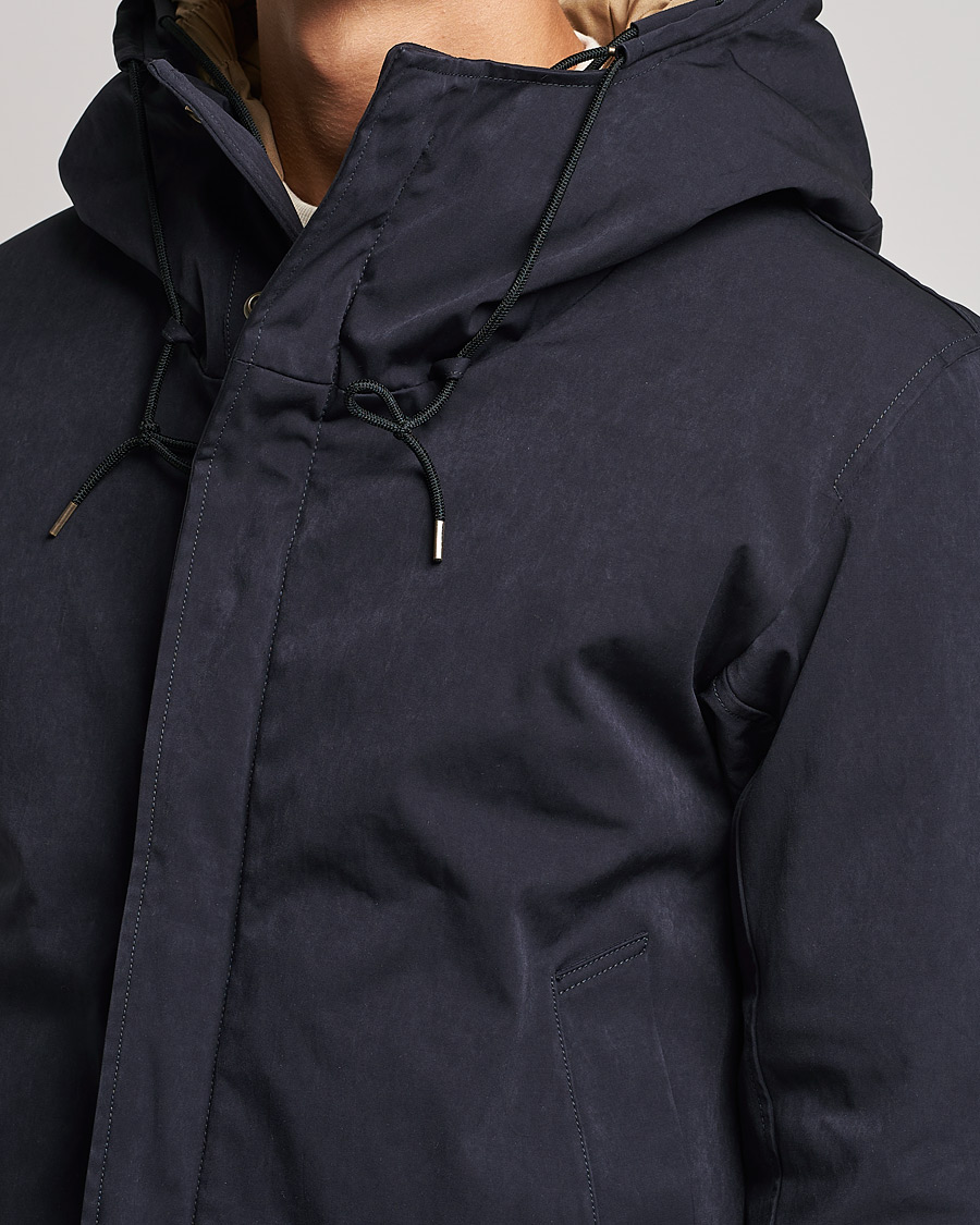 Ten c OJJ Core Down Parka Navy at CareOfCarl.com