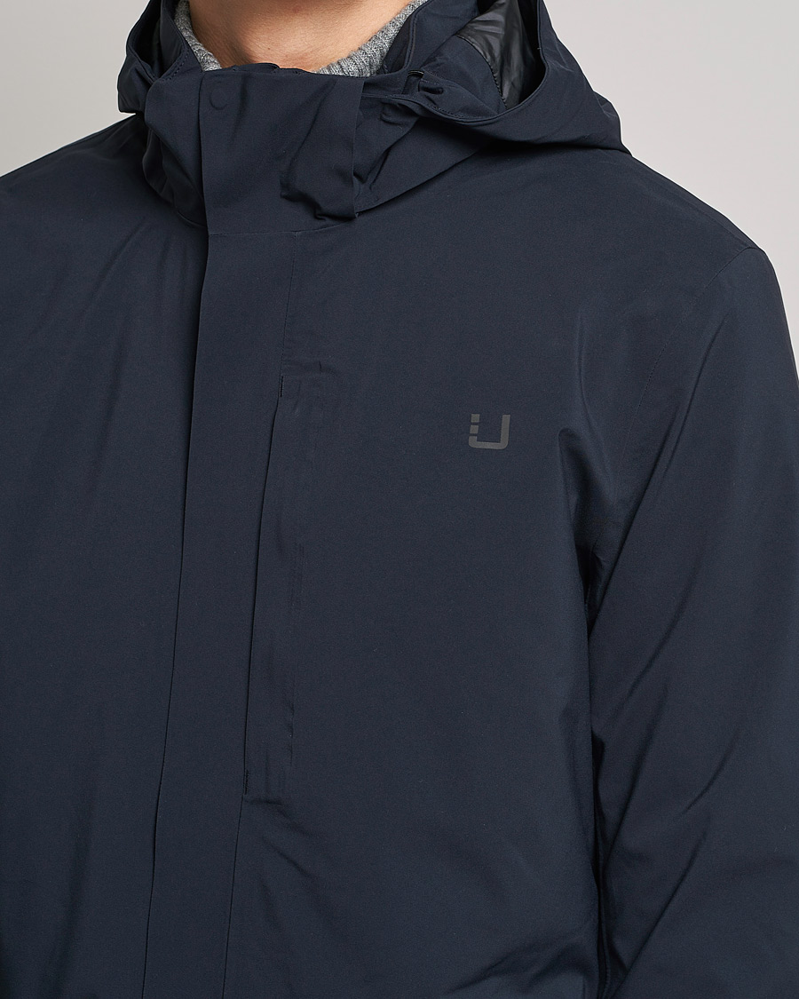 Men | Coats & Jackets | UBR | Black Storm Coat Navy